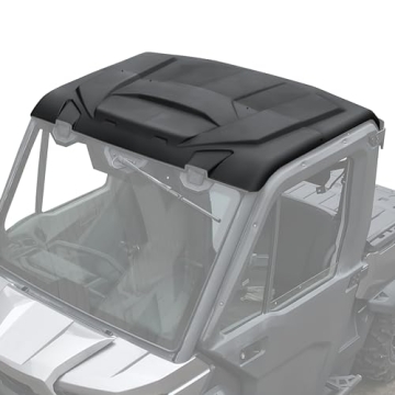 SAUTVS Sport Roof for Can-Am Defender, Dustproof Poly Roof 2-Piece Combination Hard Roof Top Sun Visor for Can-Am Defender HD5 HD7 HD8 HD9 HD10 2016-2025 Accessories (Replace #715002430)