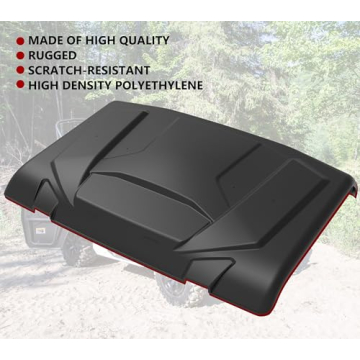 SAUTVS Sport Roof for Can-Am Defender, Dustproof Poly Roof 2-Piece Combination Hard Roof Top Sun Visor for Can-Am Defender HD5 HD7 HD8 HD9 HD10 2016-2025 Accessories (Replace #715002430)