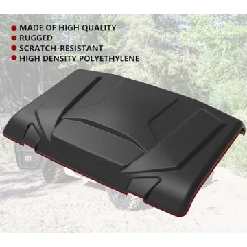 SAUTVS Sport Roof for Can-Am Defender, Dustproof Poly Roof 2-Piece Combination Hard Roof Top Sun Visor for Can-Am Defender HD5 HD7 HD8 HD9 HD10 2016-2025 Accessories (Replace #715002430)