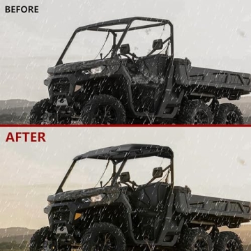 SAUTVS Sport Roof for Can-Am Defender, Dustproof Poly Roof 2-Piece Combination Hard Roof Top Sun Visor for Can-Am Defender HD5 HD7 HD8 HD9 HD10 2016-2025 Accessories (Replace #715002430)