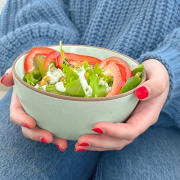 Mora Ceramic Bowls Set - 28oz, Dishwasher & Oven Safe