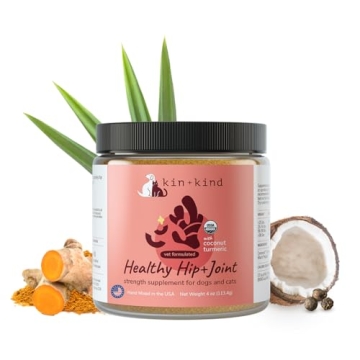 kin+kind Hip+Joint Supplement for Dogs & Cats - Natural Organic