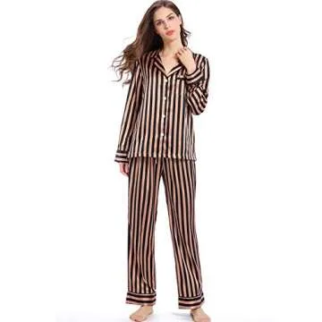 Serenedelicacy Satin Pajama Set for Stylish Comfort