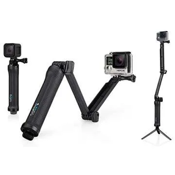 GoPro HERO7 Black - Bundle with 3-in-1 Mount, Extra Rechargeable Battery, and 32GB Card