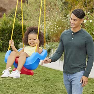 Little Tikes 2-in-1 Snug 'n Secure Swing | Safe Baby Fun
