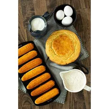 Authentic Old School Brand Stone Ground, Self-Rising, White Cornmeal (30 Ounce Bag) - Made with NON-GMO Select North Carolina White Corn