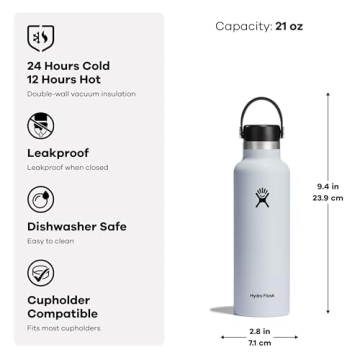 Hydro Flask 21 Oz Water Bottle - Lupine Design