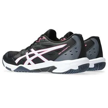 ASICS Women's Gel-Rocket 11 Volleyball Shoes, 7.5, Black/White