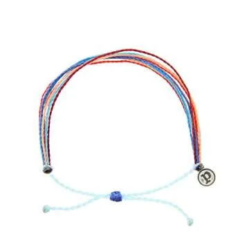 Pura Vida Riptide Bracelet - Iron-Coated Copper Charm, Adjustable Band - 100% Waterproof