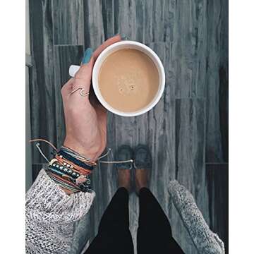 Pura Vida Riptide Bracelet - Iron-Coated Copper Charm, Adjustable Band - 100% Waterproof