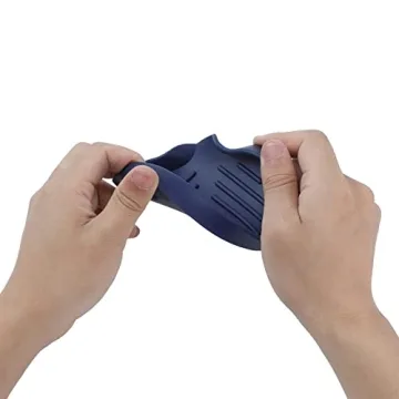 MicoYang Silicone Bathroom Soap Dish with Drain Spout