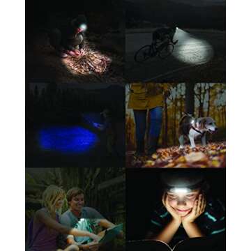 Hat Light Rechargeable LED Headlamp: Head Lamps Strap Clip On Flashlight Headlamps for Hardhat & Hats for Camping, Running, Working Hard Hats, Cycling, Walking, Hiking