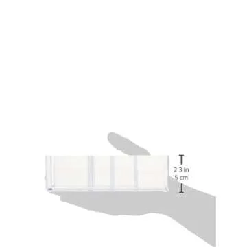 iDesign Divided Bathroom Vanity Organizer, 7.5" x 5.5 x 3.75, Set of 2Clear