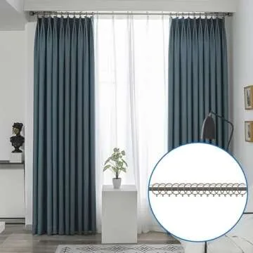 INCREWAY 24pcs Metal Curtain Rings with Eyelet Window Rings with Eyelets 2" Inner Diameter Decorative Drapery Loop (Bronze)