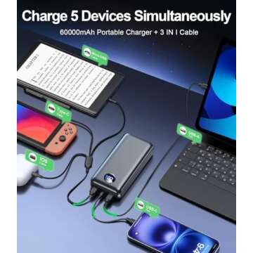 40,000mAh Portable Power Bank - 22.5W Fast Charging