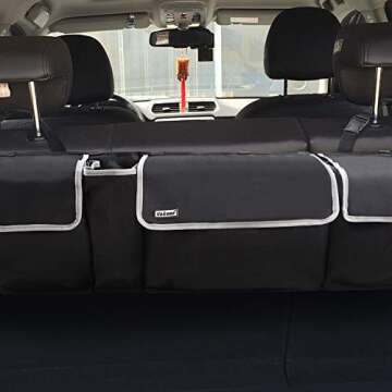 Backseat Trunk Organizer for All Cars - Durable & Easy Install