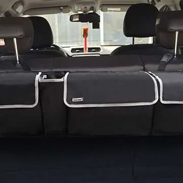 Backseat Trunk Organizer for All Cars - Durable & Easy Install
