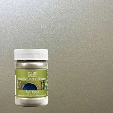 6 oz Modern Masters Champagne Metallic Paint - Elegant Decorative Finish