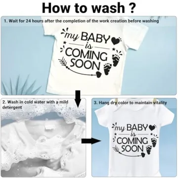 Premium Black Fabric Markers for Creative Gifts - 6 Pack