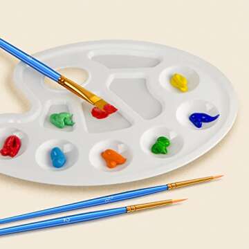 Paint Brush Palette Set for Creative Kids & Artists