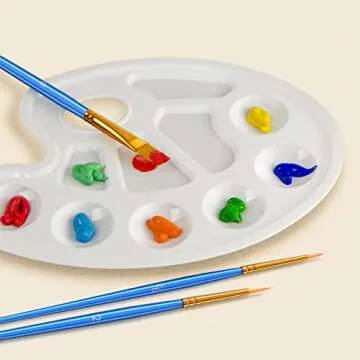 Paint Brush Palette Set for Creative Kids & Artists