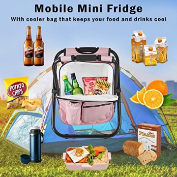 Kikerike Backpack Stool Cooler Chair 400 LBS Max Load