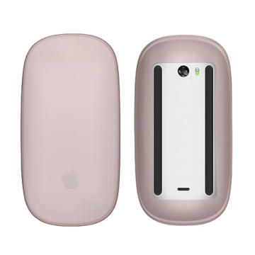 kwmobile Silicone Cover for Apple Magic Mouse 1/2 - Dusty Pink Protector