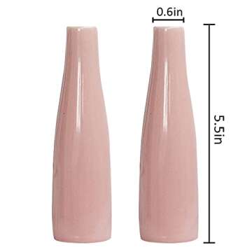 WAYUTO Small Ceramic Vase Set - Modern Minimalist Decor
