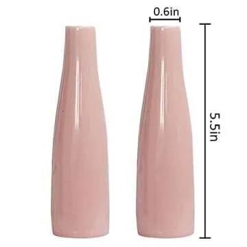 WAYUTO Small Ceramic Vase Set - Modern Minimalist Decor