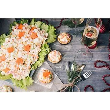 Mini Disposable Appetizer Plates for Elegant Gatherings