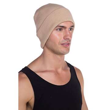 Stylish Top Level Unisex Cuffed Beanie for Cold Weather