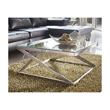 Frostine Modern Round 3-Piece Table Set for Chic Living Rooms