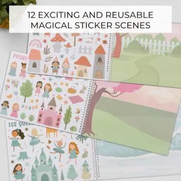 Fun Sticker Book for Girls 2-4 Years - Engaging Activity Book