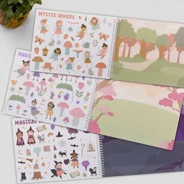 Fun Sticker Book for Girls 2-4 Years - Engaging Activity Book