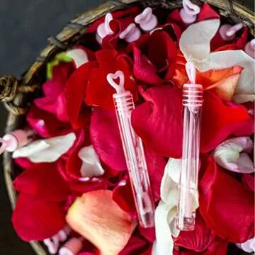 250 Pack Mini Bubble Wands Bulk, Party Favors for Weddings, Valentine's Day, Anniversaries, Celebrations, Graduation, Birthday for Boys Girls Kids Toddler Adults