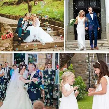 250 Pack Mini Bubble Wands Bulk, Party Favors for Weddings, Valentine's Day, Anniversaries, Celebrations, Graduation, Birthday for Boys Girls Kids Toddler Adults