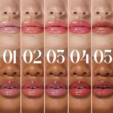 SELESTIA BEAUTY Lip Plumper Gloss for Fuller, Hydrated Lips