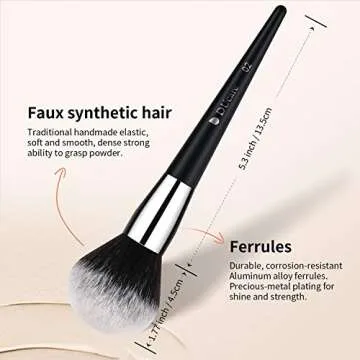 DUcare Makeup Brushes Professional 32Pcs Make up Brushes Set Premium Christmas Gift Synthetic Kabuki Foundation Blending Brush Face Powder Blush Concealers Eye Shadows