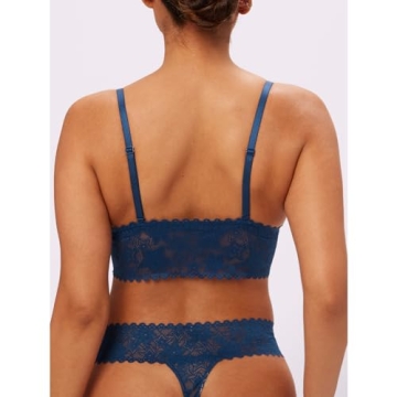 Parade Women's Star Lace Longline Bralette for All Sizes