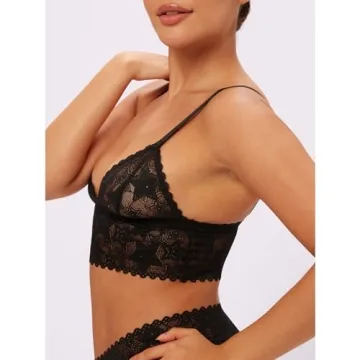 Parade Women's Star Lace Longline Bralette for All Sizes