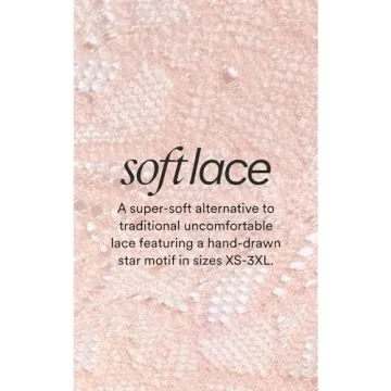 Parade Women's Star Lace Longline Bralette for All Sizes