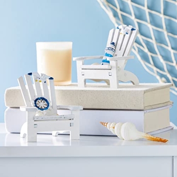 Set of 4 Mini Beach Chairs for Charming Home Decor