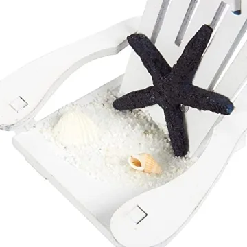 Set of 4 Mini Beach Chairs for Charming Home Decor