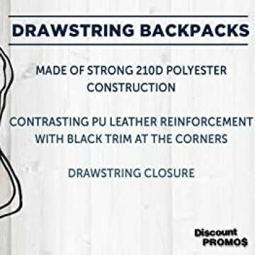 Customizable Drawstring Backpack for Gym & Travel