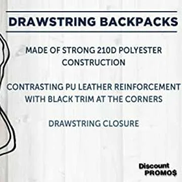 Customizable Drawstring Backpack for Gym & Travel