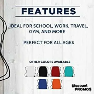 Customizable Drawstring Backpack for Gym & Travel