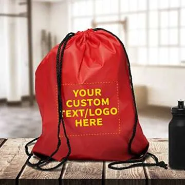 Customizable Drawstring Backpack for Gym & Travel