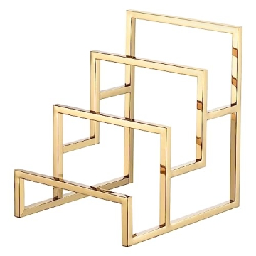 uxcell Clutch Purse Display Stand - Elegant 3 Layer Wallet Rack for Retail & Home