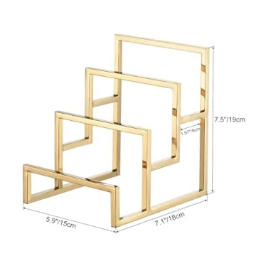 uxcell 3 Layer Clutch Purse Display Stand for Retail
