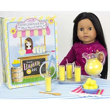 Sophia's Doll Lemonade Stand Set for Imaginative Play